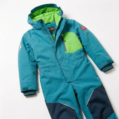 4. Trollkids Kinder Isfjord Schneeanzug XT Winter Blau (639-104)