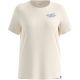 2. Damen-T-Shirt mit kurzen Ärmeln ODLO T-Shirt Crew Neck s/s COTTON BLEND THERE'S MORE OUT THERE, beige