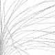 3. Dekorative Feder 117 cm Silber