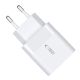 5. Tech-Protect C30W USB-C PD 30W / USB-A QC 3.0 Netzwerkladegerät – Weiß