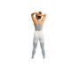3. GymHero Leggings Streifen IN GRAPHIT