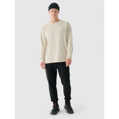 3. Oversize-Langarmshirt für Herren mit Print 4F 4FRAW24TLONM502-12S