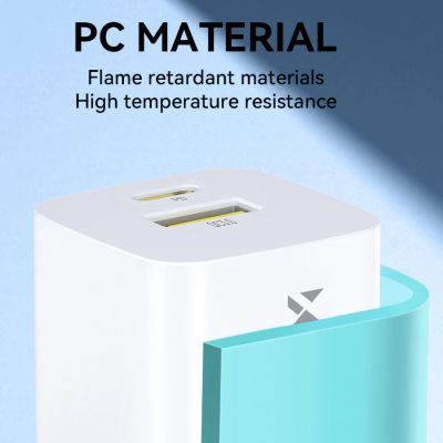 9. Wozinsky WWCEAC GaN USB-A USB-C 33W Wandladegerät - Weiß