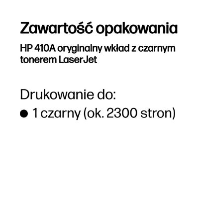 6. Originale schwarze HP 410A LaserJet-Tonerkartusche