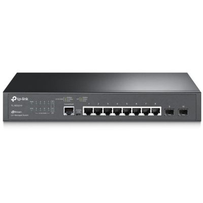 TP-Link Omada SG3210 Netzwerk-Switch, Managed L2/L3 Gigabit Ethernet (10/100/1000), 1 HE, Schwarz