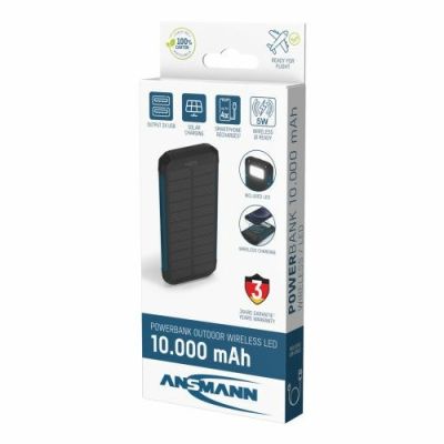 Ansmann PB212W Lithium-Polymer-Akku (LiPo) 10000 mAh Schwarz, Blau