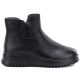 6. Bequeme Damen-Ankle-Boots mit Keilabsatz, schwarz, Potocki PT16396