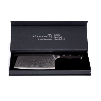 9. Kohersen Elegance Hackmesser aus Ebenholz, 16,5 cm