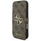 2. Guess Book 4G Metall-Logo-Hülle für iPhone 18 Pro / 17 Pro – Braun