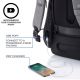11. XD DESIGN ANTI-DIEBSTAHL-RUCKSACK BOBBY HERO KLEIN GRAU P/N: P705.702