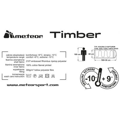 9. Meteor Timber 81151 Schlafsack