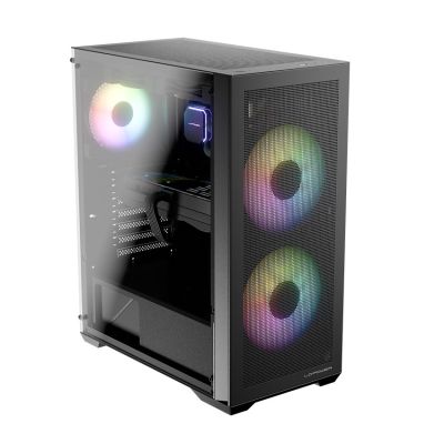 5. LC-Power LC-717B-ON Midi-Tower-Computer-Sicherheitshalterungen Weiß