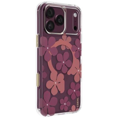 2. Uniq Coehl Mila Magnetische Ladehülle für iPhone 18 Pro Max / 17 Pro Max – Burgunderrot