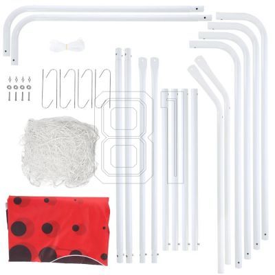 10. Goal with net and aiming panel Nils BR240P 2in1 240x150cm 10-10-821