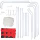 10. Goal with net and aiming panel Nils BR240P 2in1 240x150cm 10-10-821