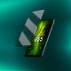 4. 3mk HardGlass Max Lite Schwarz gehärtetes Glas für Motorola Moto G55 5G