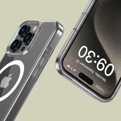 3. Tech-Protect FlexAir Hybrid MagSafe Hülle für iPhone 16 Pro – transparent