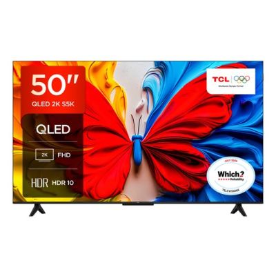 12. TCL 50V5C QLED 50'' Full HD Android TV Dolby Audio DVB-S2 Schwarz