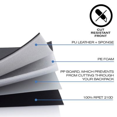 7. XD DESIGN ANTI-DIEBSTAHL-RUCKSACK BOBBY HERO KLEIN GRAU P/N: P705.702