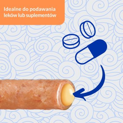 5. INABA Churu Rolls Thunfisch mit Hühnchen – ein Leckerli für Katzen – 4 x 10 g