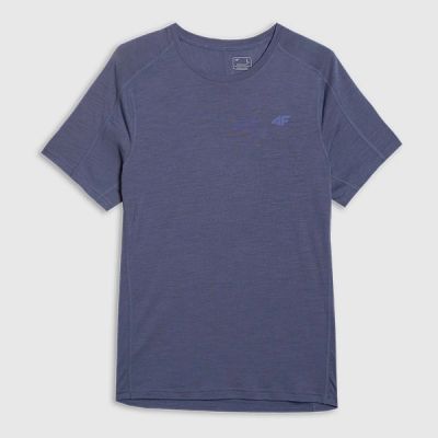 9. 4F Merino-Woll-Trekking-T-Shirt für Herren 4FWAW25TFTSM1526-32S