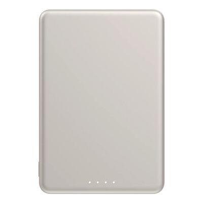 2. Xiaomi Super Slim Magnetische Powerbank 5000 Lithium-Ionen (Li-Ion) 5000 mAh Kabelloses Laden Sand