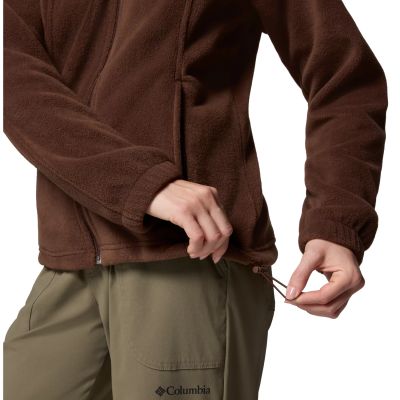 4. Columbia Benton Springs Fleecejacke mit durchgehendem Reißverschluss, 1372111256, Braun, L