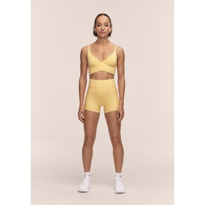 3. CASALL Ultra High Waist Hot Pant Damen-Trainingsleggings Gelb