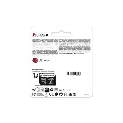 9. KINGSTON microSDXC Canvas 128GB React Plus UHS-II 280R/100W U3 V60 für Full HD/4K