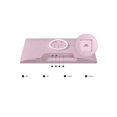 12. Monitor JAPANNEXT 60,5 cm JN-I238FHD120F-HSP-PK 16:9 HDMI pink FHD