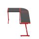 3. Huzaro Hero 6.0 Roter Gaming-Schreibtisch