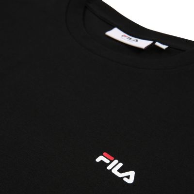 4. Fila Brod Herren T-Shirt 2er Pack Schwarz, Grau FAM0083 83227