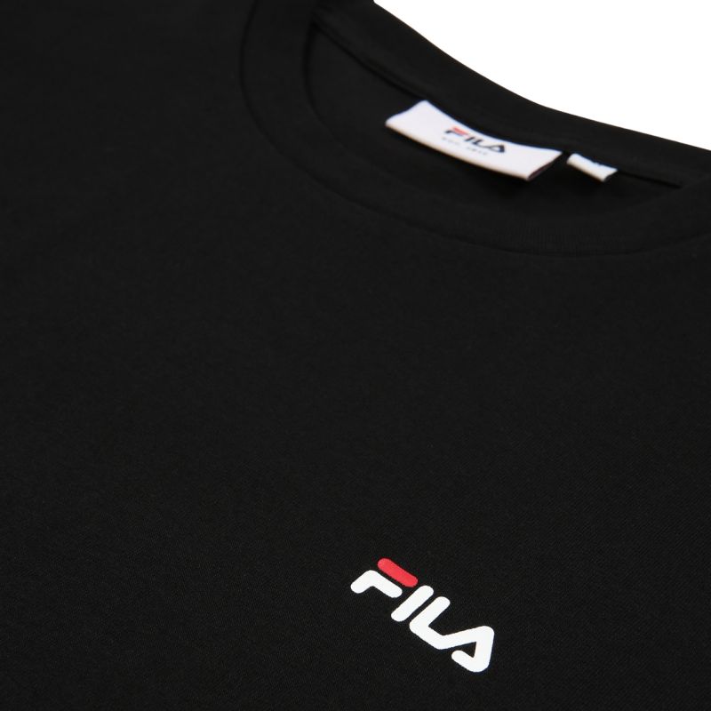 4. Fila Brod Herren T-Shirt 2er Pack Schwarz, Grau FAM0083 83227