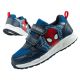 Leomil Kinder-Sportschuhe Spiderman Sneaker, leicht, mit Klettverschluss, schwarz/blau