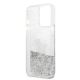 7. Karl Lagerfeld Liquid Glitter Choupette Fun Case für iPhone 13 Pro Max 6,7" - Silber