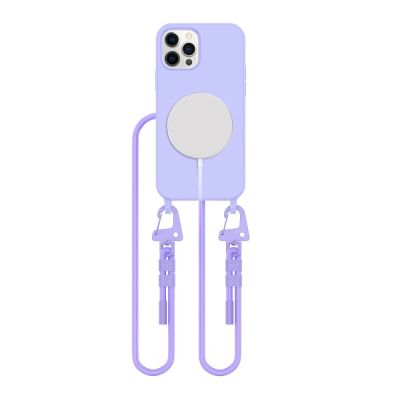 Tech-Protect MagNecklace MagSafe Hülle für iPhone 12/12 Pro – Lavendel