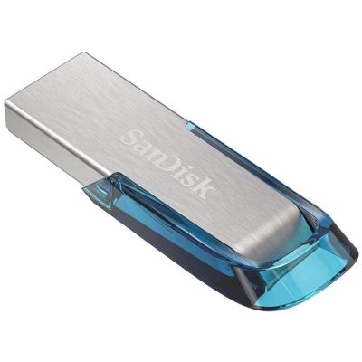 2. SANDISK USB 3.0 ULTRA FLAIR 64GB BLAU 150MB/s