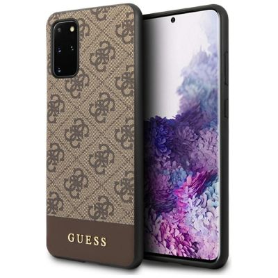 Guess 4G Stripe Collection Samsung Galaxy S20+ Hülle – Braun
