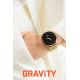3. Smartwatch Gravity Gold Strap + Bracelet GT11-2