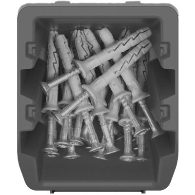 10. BINEER KURZES WORKSHOP-BEHÄLTERSET 10-TEILIG SCHWARZ KISTENBERG