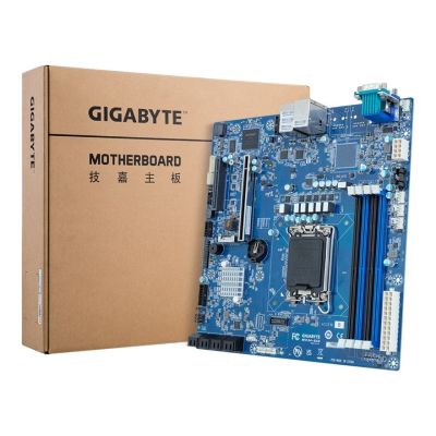 5. Gigabyte MX34-BS0(MR) Motherboard 1x LGA1700 Intel Xeon E-24XX C262 (4x DIMM, 8x SATA, 1xM.2, 2x1Gbe, IPMI, mATX)