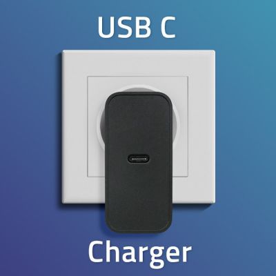 2. QOLTEC Super-Schnellladegerät mit Power Delivery | 1x USB-C | 65 W | 5–20 V | 3–3,25 A | Schwarz