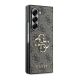 5. Guess Leder 4G Metall-Logo-Hülle für Samsung Galaxy Z Fold 6 – braun