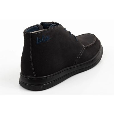 3. Lee Cooper Herrenschuhe, elegante Leder-Ankle-Boots mit Reißverschluss