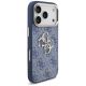 4. Guess 4G Big 4G Classic Logo Hülle für iPhone 18 Pro / 17 Pro – Blau und Gold