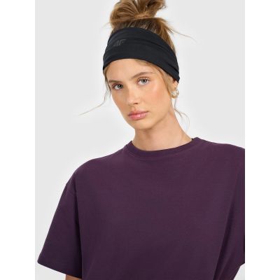 5. Damen-T-Shirt, locker geschnitten, einfarbig, Größe 4F 4FRAW25TTSHF3624-50S