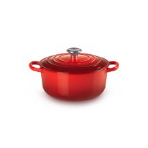 Le Creuset Signature Bräter rund 22 cm Kirsche