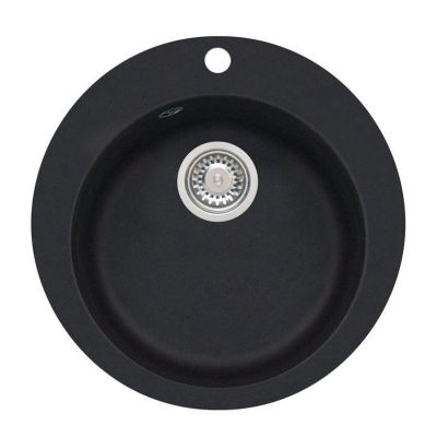 Küchenspüle + SIFON 9811091 Schwarz