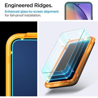 7. Spigen ALM Glas.tR gehärtetes Glas für Samsung Galaxy A54 5G - 2 Stk.