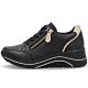 3. Schwarze Damen-Keilsneaker aus Leder von Remonte Rieker (Modell D0T03-03)